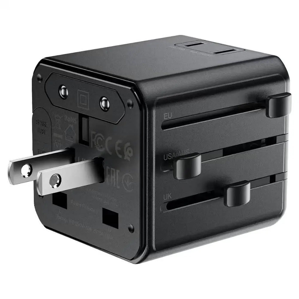 Acefast Z11 Travel Power Adapter, Black