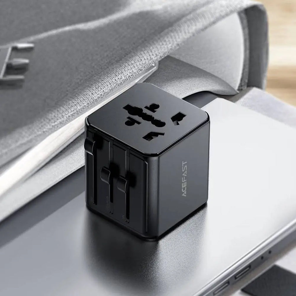 Acefast Z11 Travel Power Adapter, Black