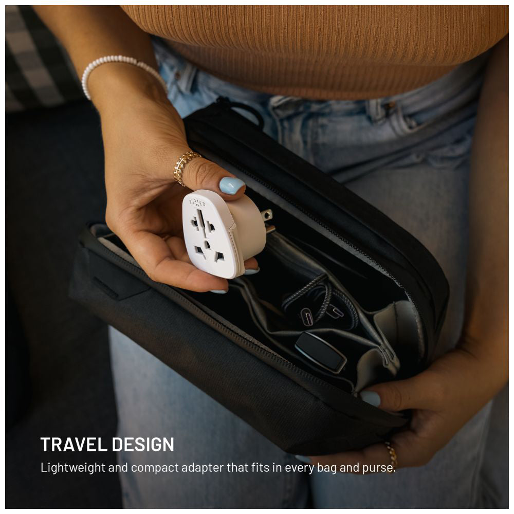 Προσαρμογέας Δικτύου Fixed EU / UK / USA - US, Λευκό