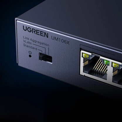 UGREEN Network Switch 35048EU, 5 x RJ45, Gray