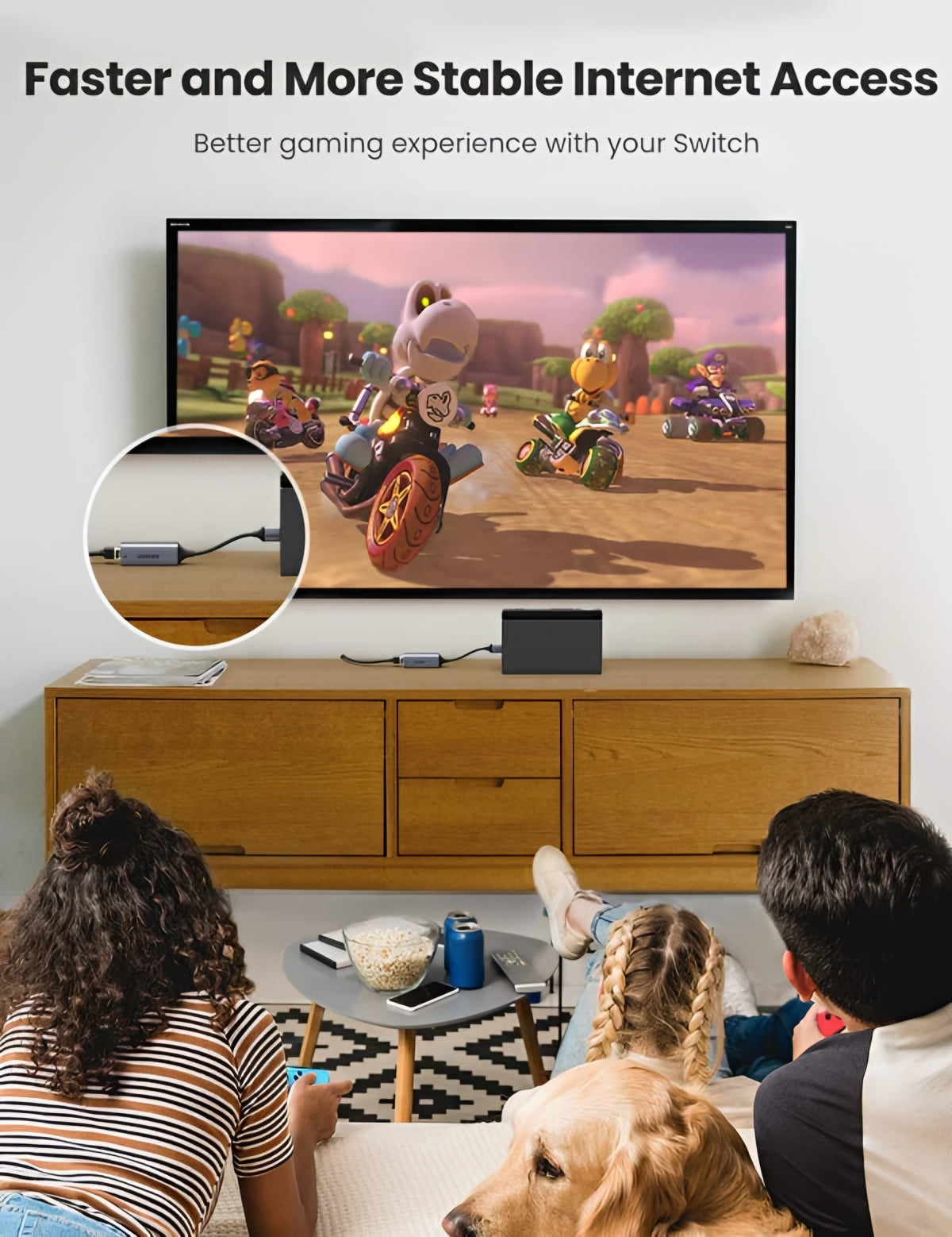 Κάρτα Δικτύου UGREEN CM209, RJ45, USB, Γκρι