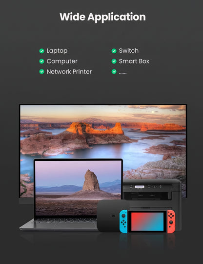 Κάρτα Δικτύου UGREEN CM209, RJ45, USB, Γκρι