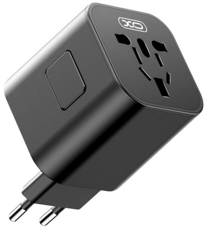 Προσαρμογέας Δικτύου XO Design WL28 Travel US / UK / AU / CN / EU, Μαύρο