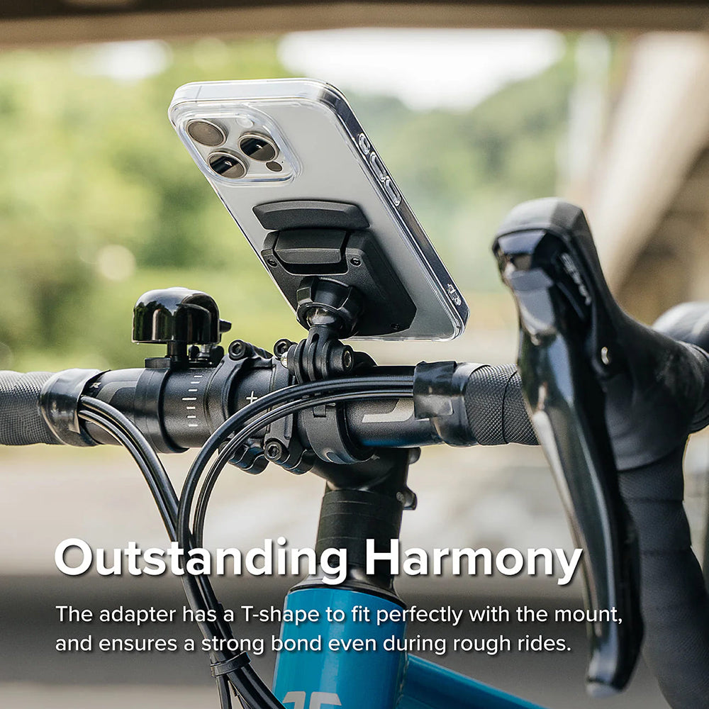 Ringke Quick & Go Phone Adapter for Bicycle Holder, Set of 2 pieces, Black