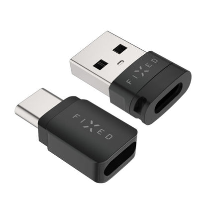 Προσαρμογέας USB Κλείδωμα Δεδομένων Fixed, USB-A / USB-C, 2σε1, Μαύρο