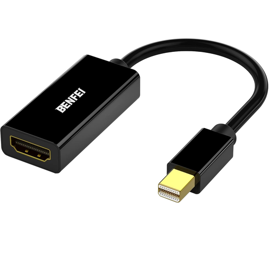 Προσαρμογέας Βίντεο Benfei, MiniDisplayPort - HDMI, Μαύρο