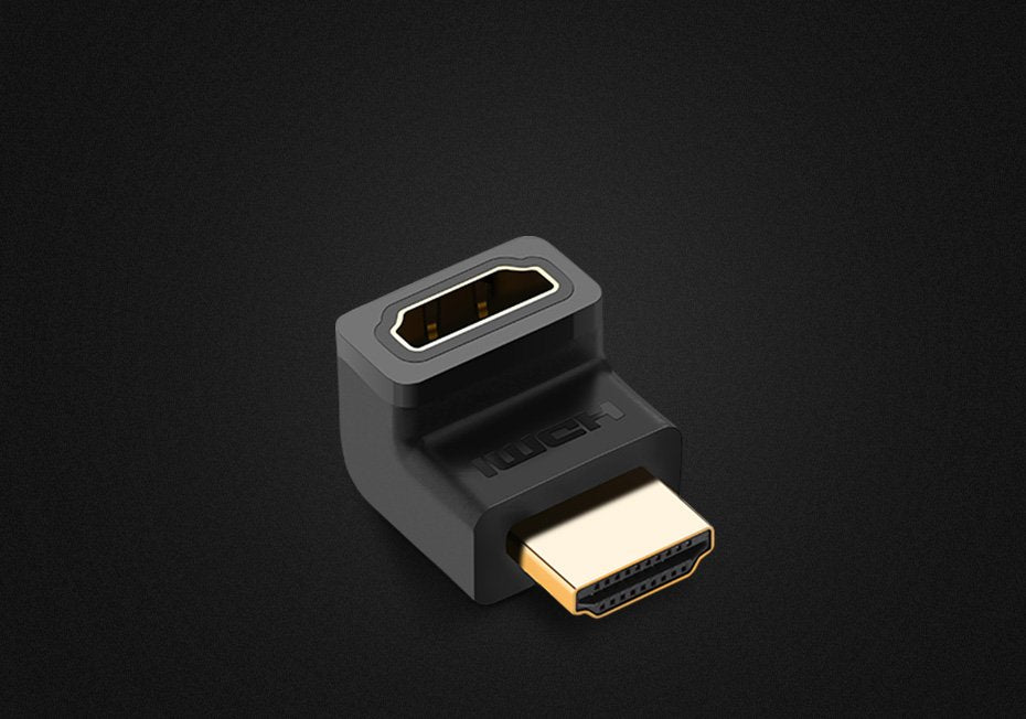 Αντάπτορας Βίντεο UGREEN Angled, HDMI - HDMI, 4K, Μαύρο