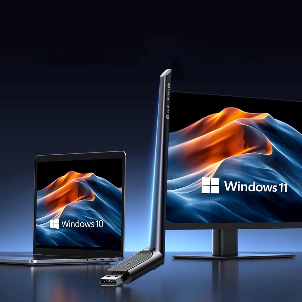 Ασύρματος Προσαρμογέας UGREEN AX900 (75109), Διπλής Ζώνης, Wi-Fi 6, 600Mbps, Μαύρο