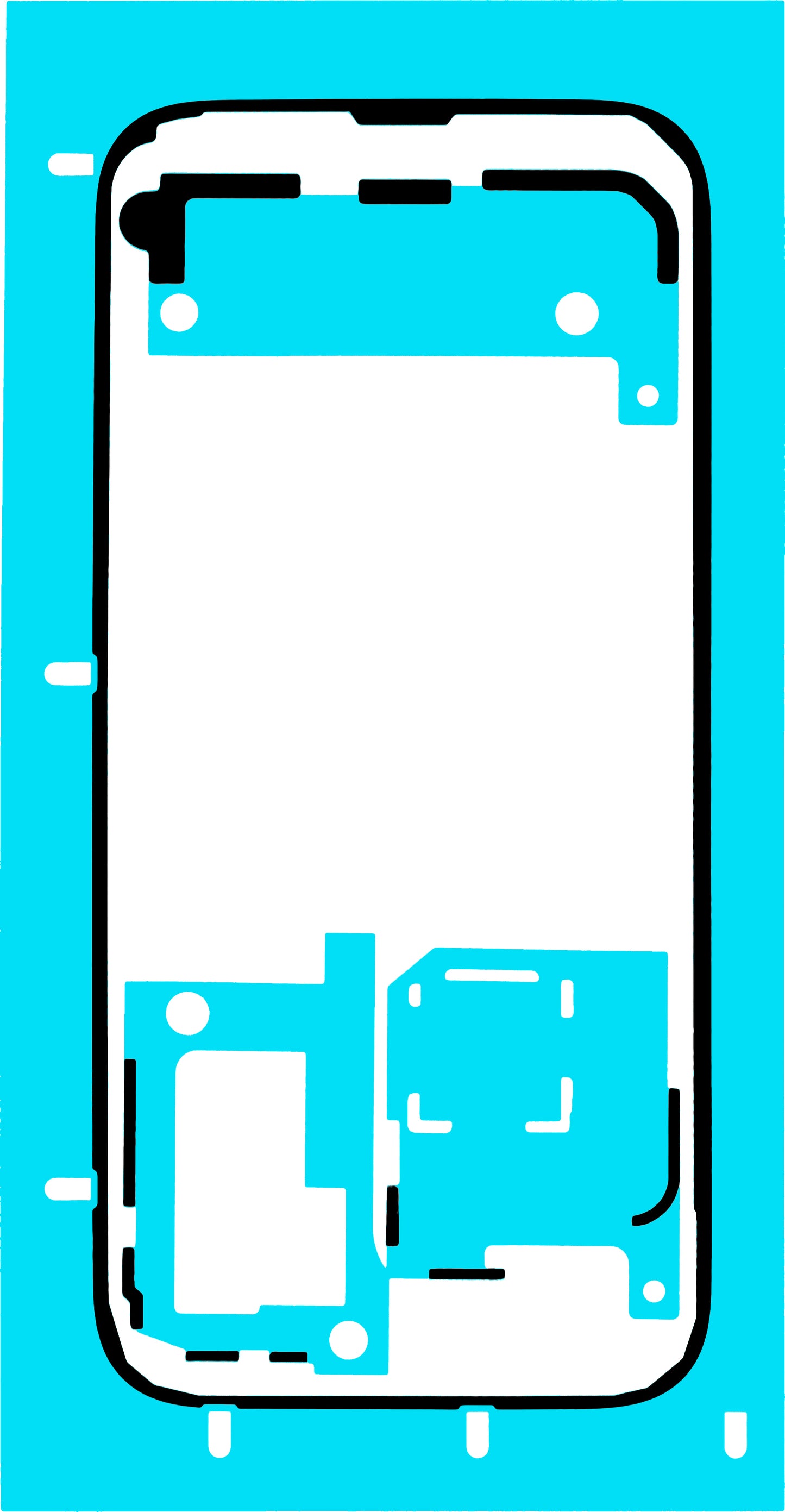 Κόλλα Καπάκι Μπαταρίας Honor 600, Service Pack 5163AHEP