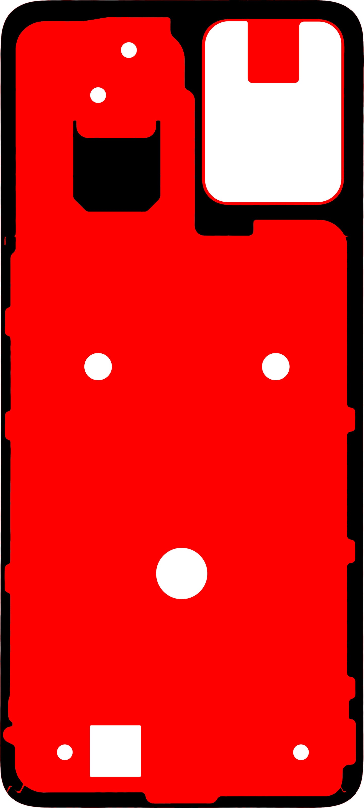 Κόλλα Καπάκι Μπαταρίας Motorola Moto G13, Service Pack 5D78C22490