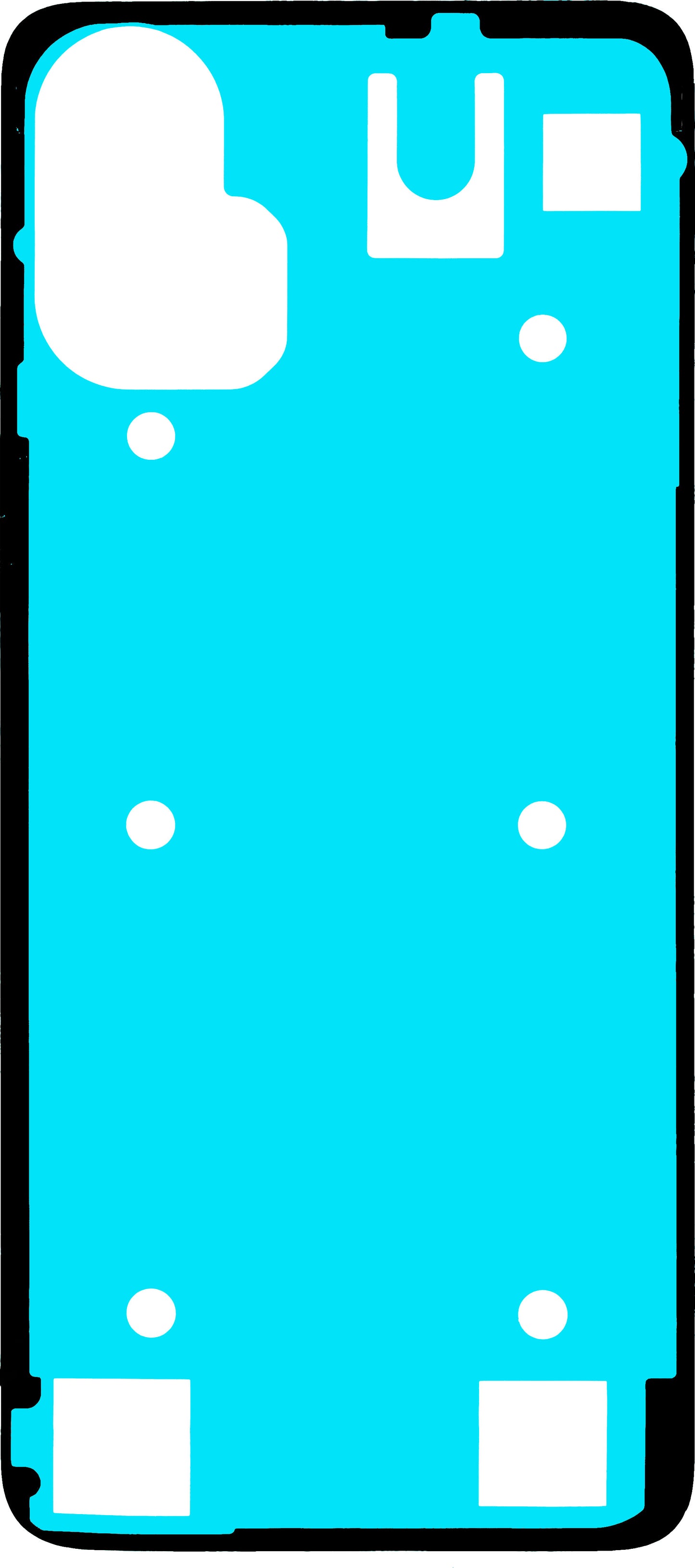 Κόλλα Καπάκι Μπαταρίας Motorola Moto G34, Service Pack 5D78C23682