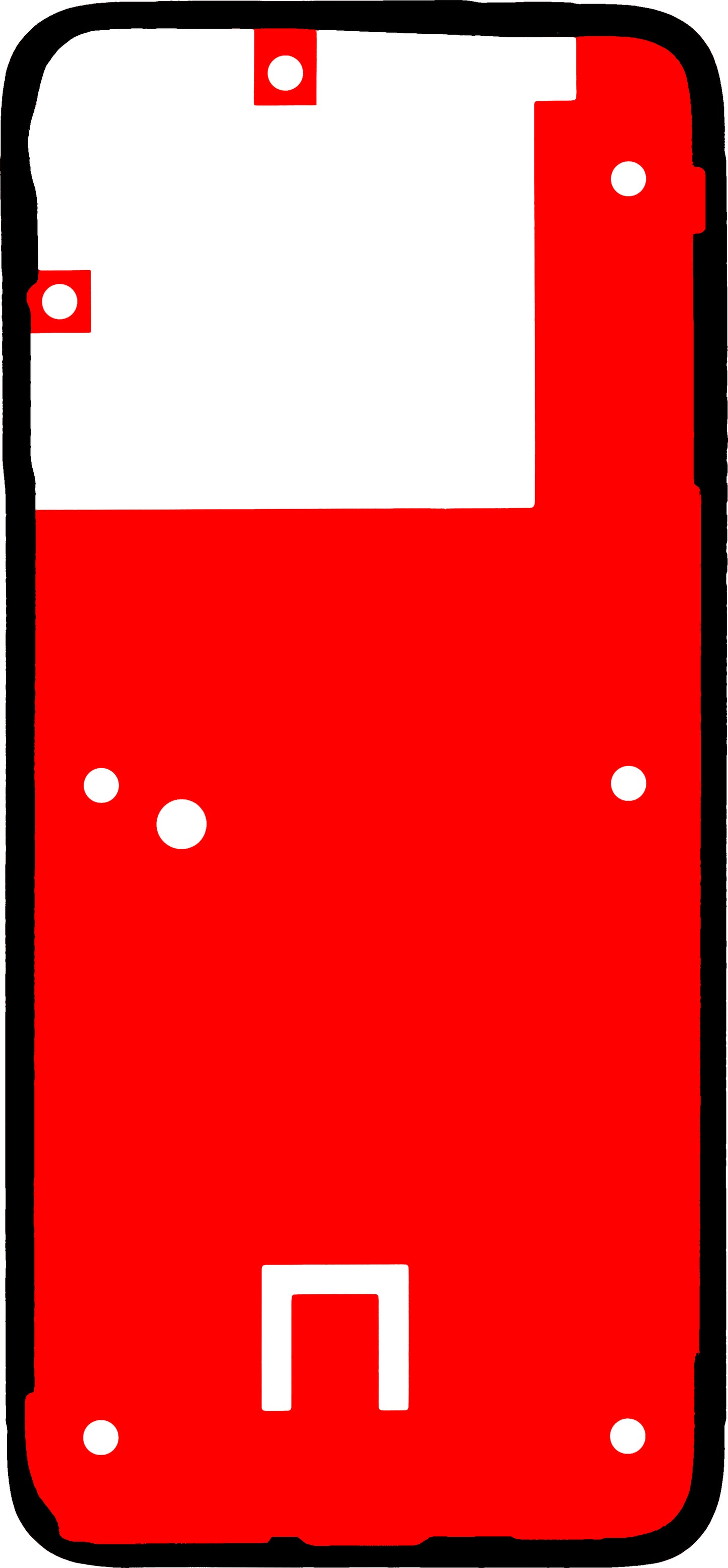 Κόλλα Καπάκι Μπαταρίας Motorola Moto G77, Service Pack 5948C32738