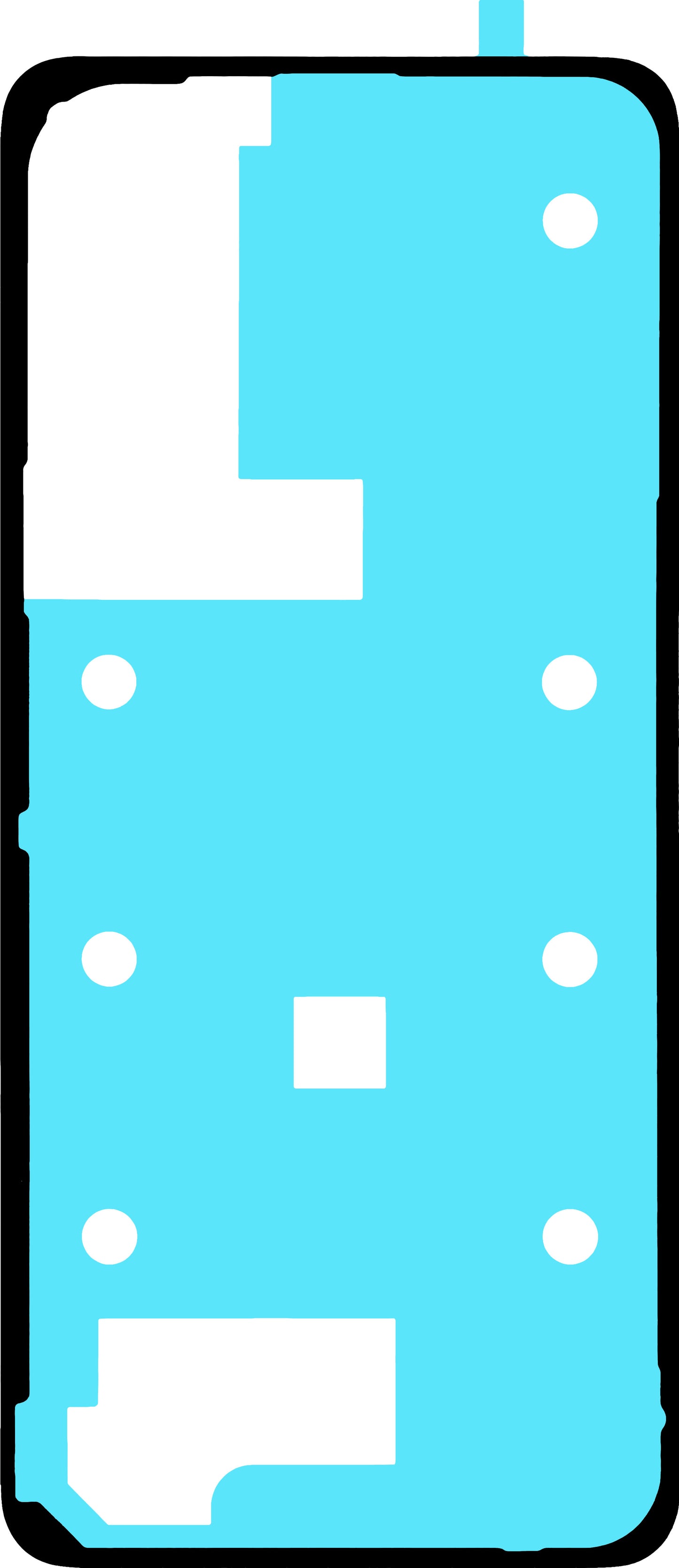 Κόλλα Καπάκι Μπαταρίας Realme C65, Service Pack 612717000376