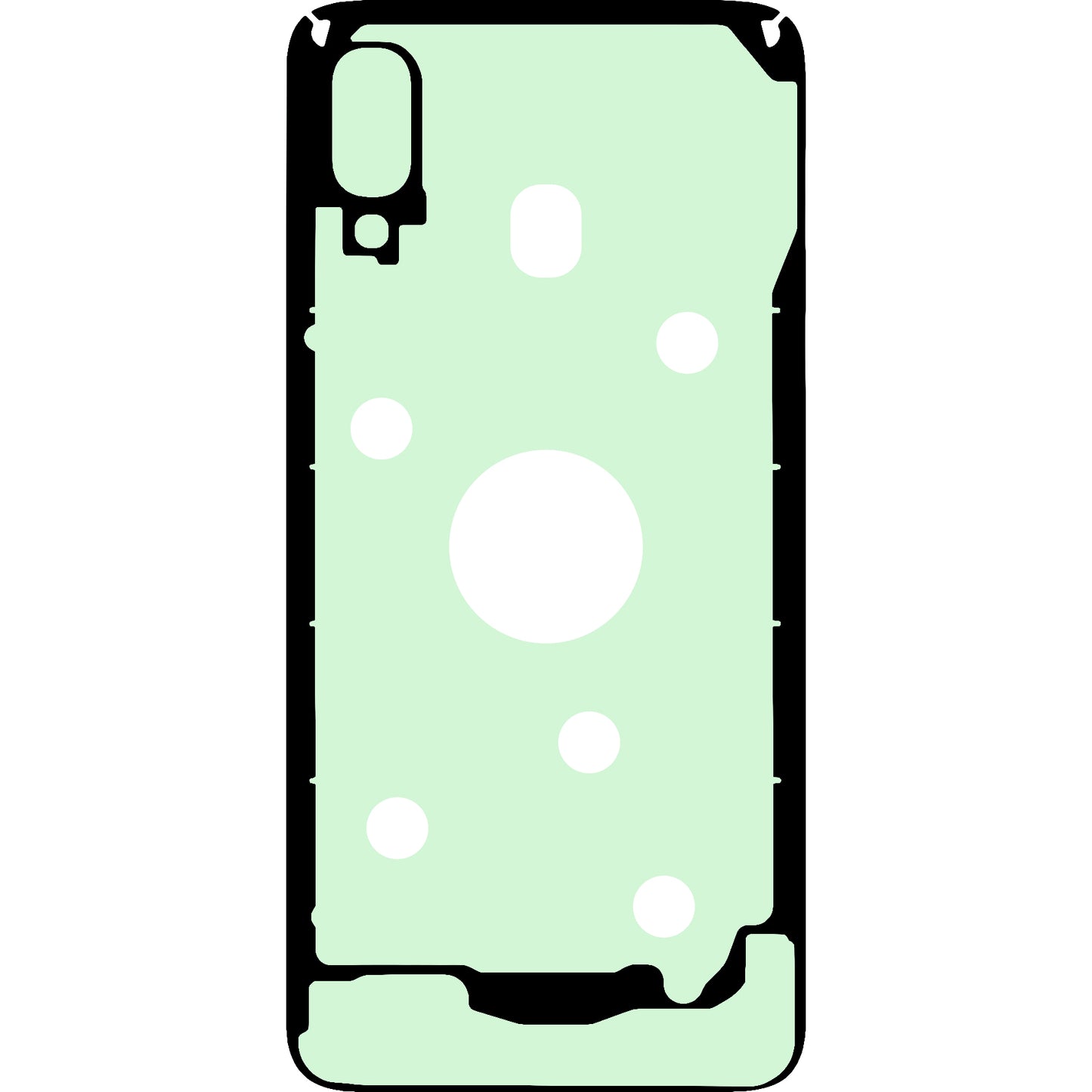 Κόλλα Καπάκι Μπαταρίας Samsung Galaxy A40 A405, Service Pack GH02-17850A