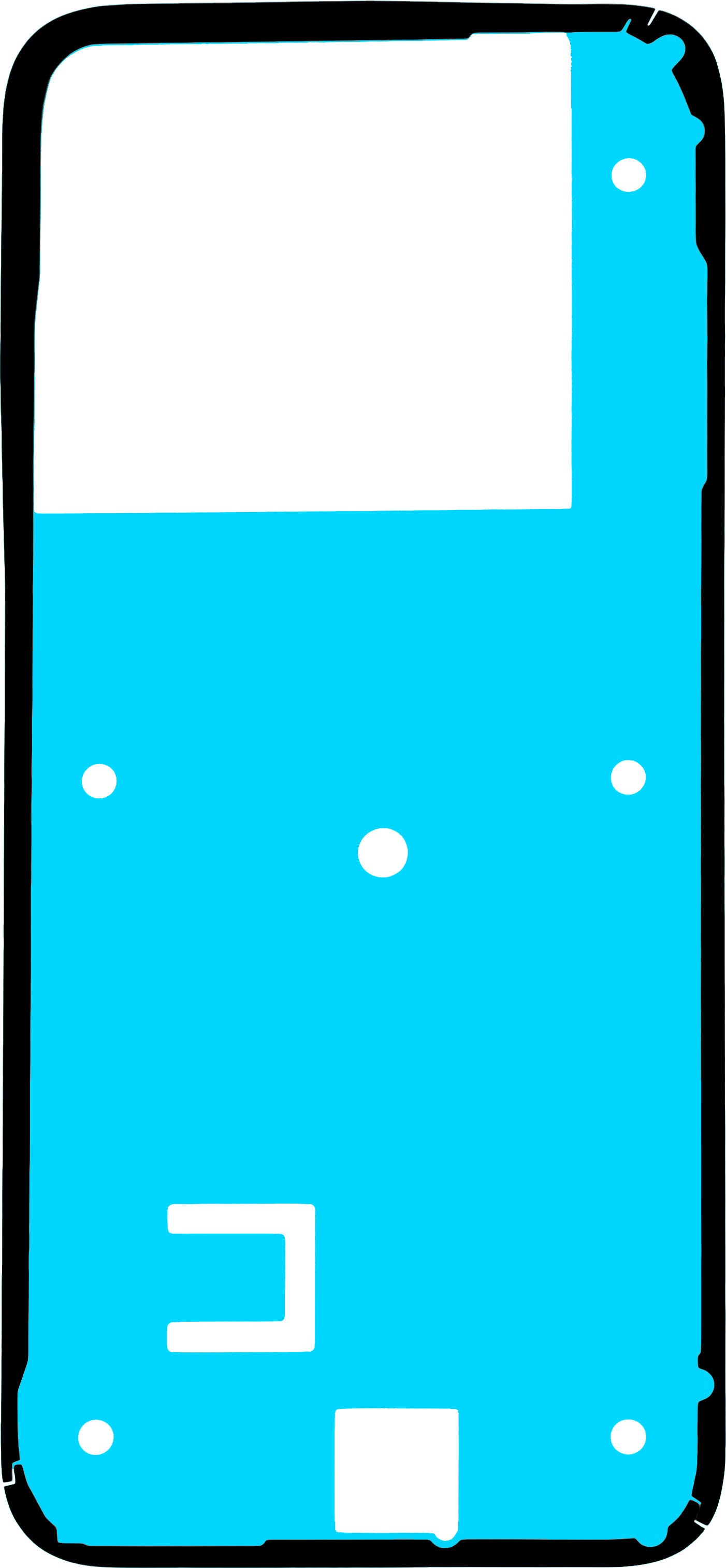 Κόλλα Οθόνης Motorola Moto G77 / G67, Service Pack 5948C32027