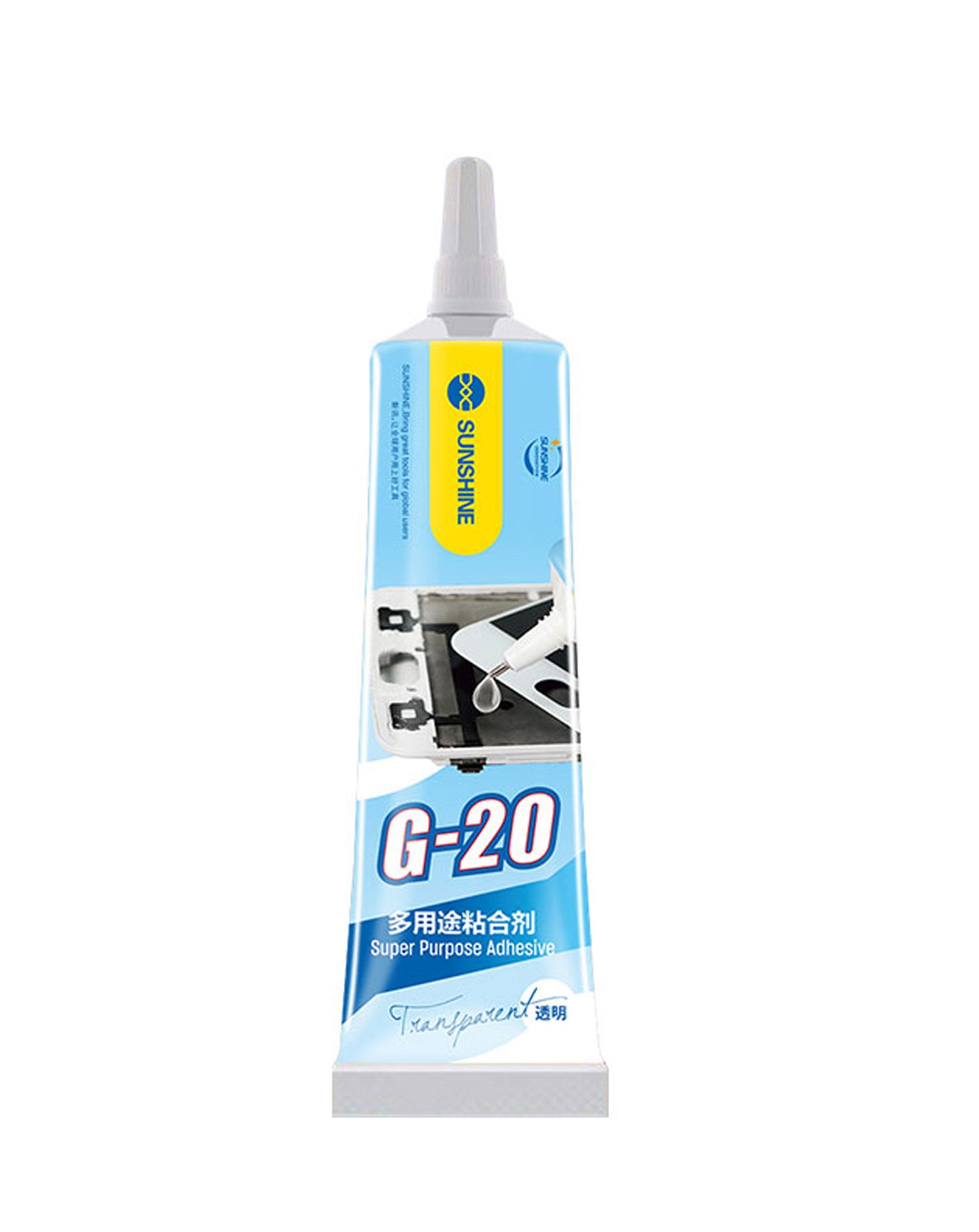Υγρή Κόλλα Sunshine G-20, 15ml, Διαφανής