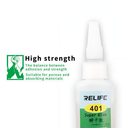 Υγρή Κόλλα Super Glue Relife RL-401, 20ml