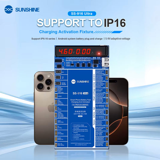 Φορτιστής Πλακέτας Sunshine SS-916 Ultra για Apple iPhone / Android Series