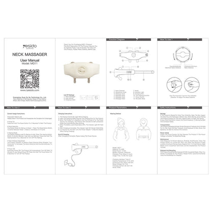 Yesido MG11 Neck Massage Device, Beige