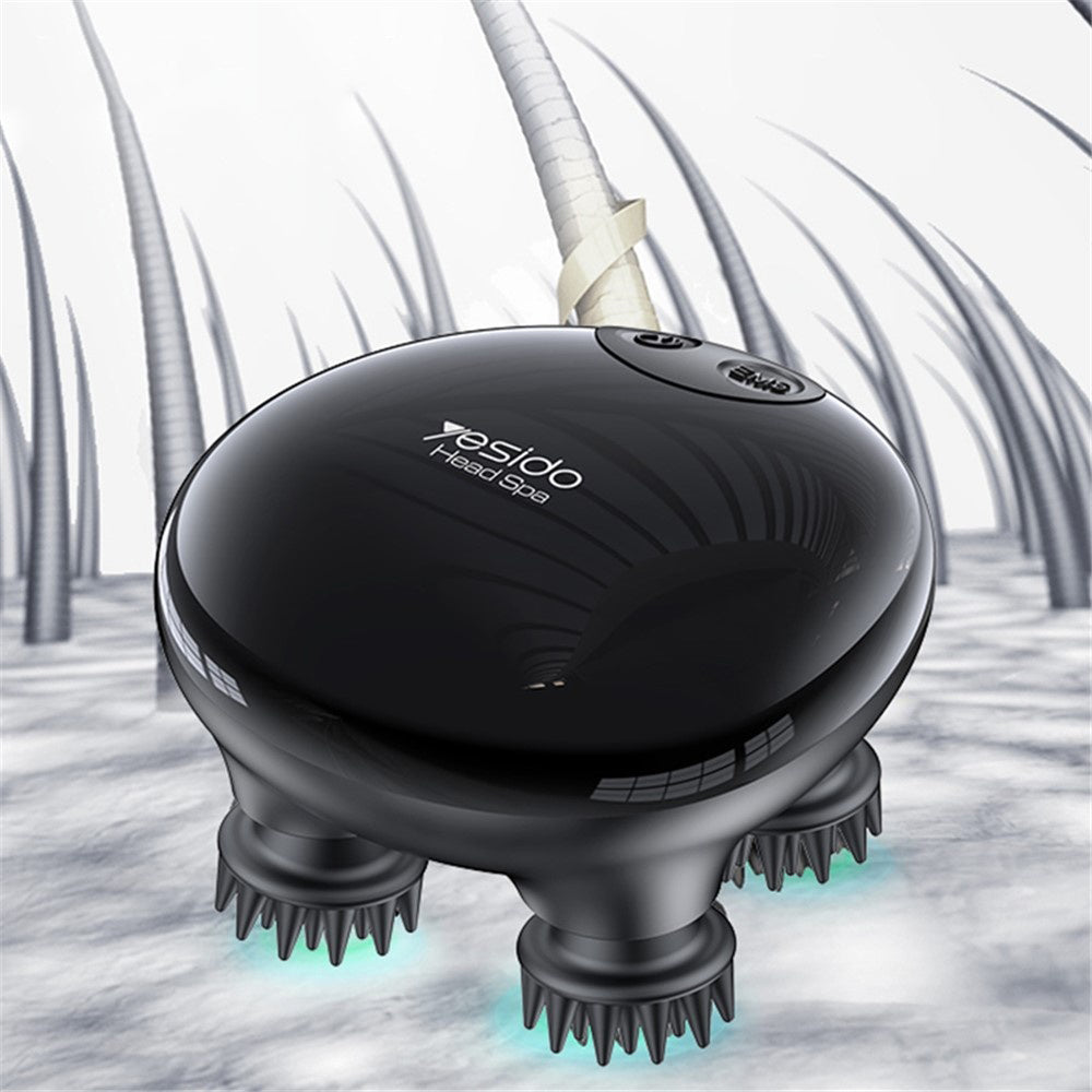 Συσκευή Μασάζ Κεφαλής Yesido MG04, Μαύρο