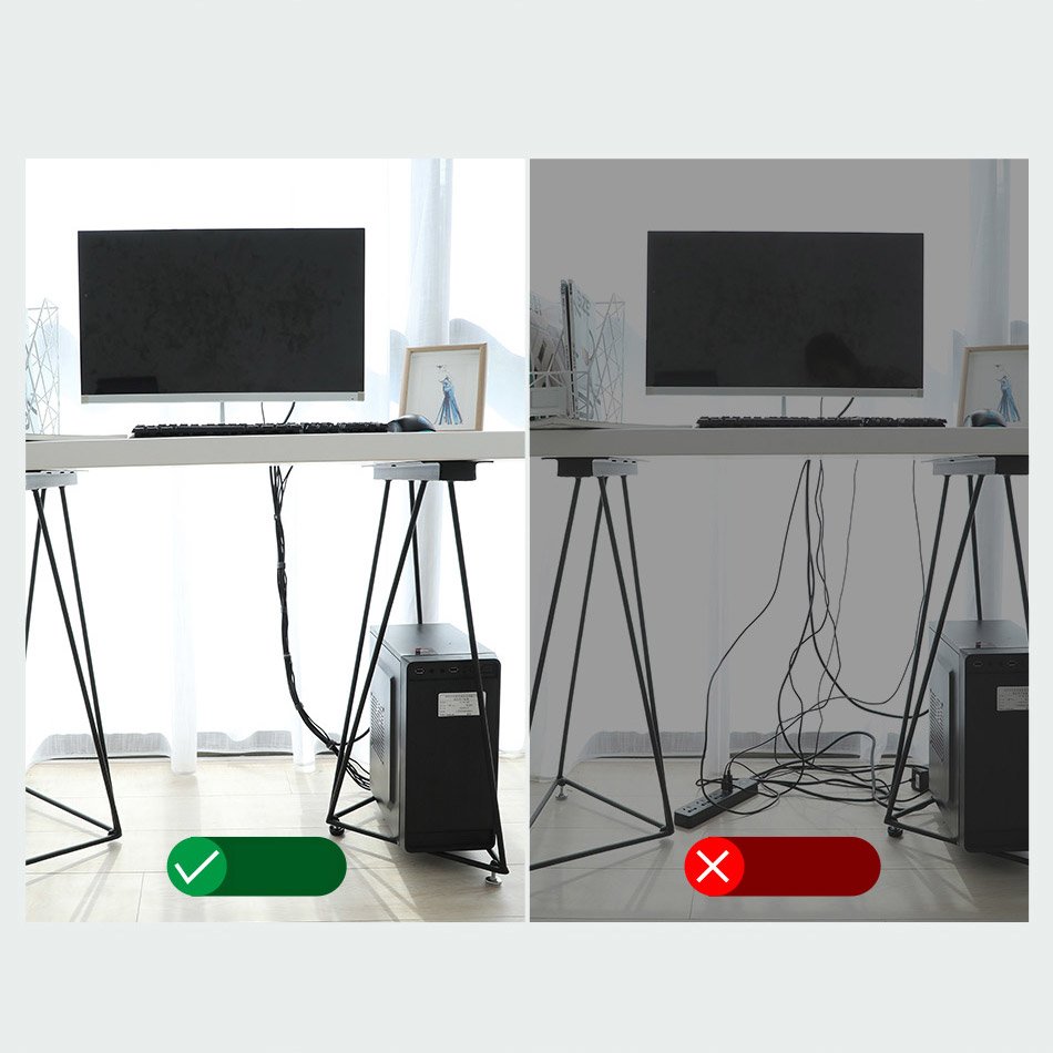 Οργανωτής Καλωδίων Baseus Circle, Velcro, 3m, Μαύρος ACMGT-F01