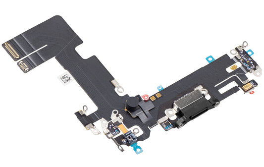 Κορδέλα με Συνδετήρα Φόρτισης - Μικρόφωνο Apple iPhone 13, Μαύρο