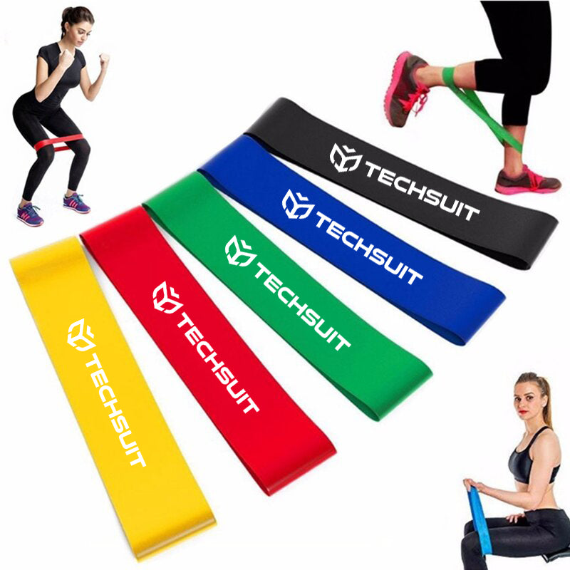 Fitness Techsuit TS-01 Elastic Band, Set of 5 pieces, Multicolor