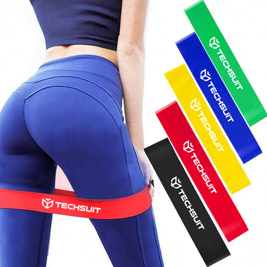 Ελαστική Ζώνη Fitness Techsuit TS-01, Σετ 5 τεμάχια, Πολύχρωμο
