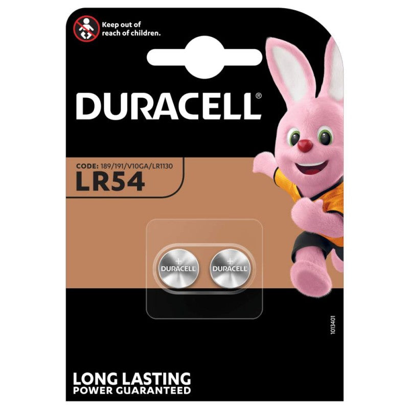 Μπαταρία Duracell, LR54, Σετ 2 τεμάχια