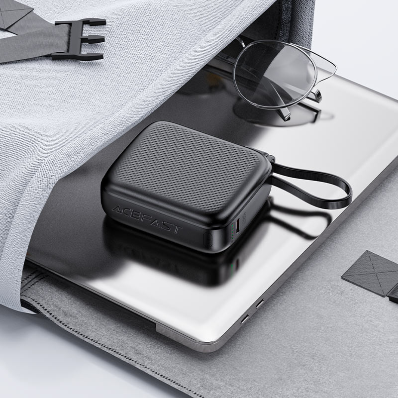 Εξωτερική Μπαταρία Acefast M15, 10000mAh, 20W, PD, 2 x USB-C, Μαύρη