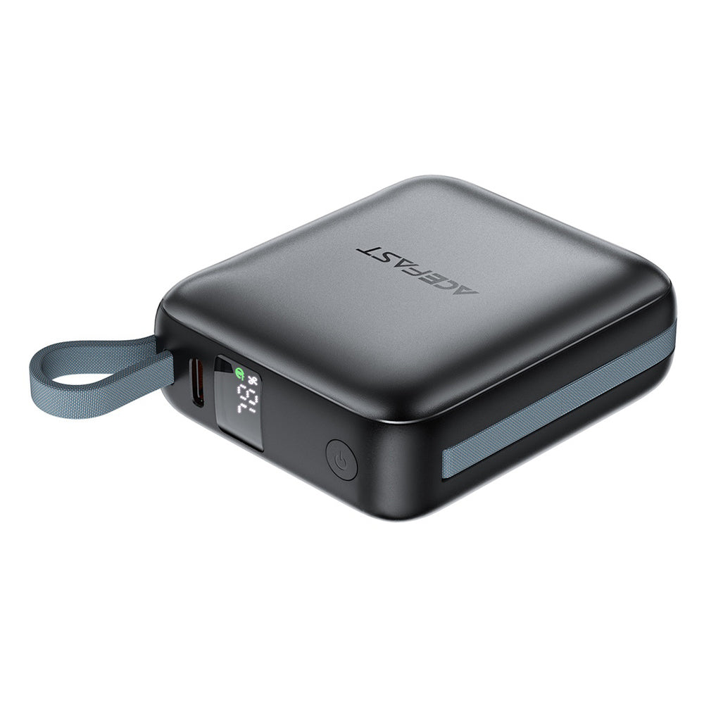 Εξωτερική Μπαταρία Acefast M23, 10000mAh, 22.5W, QC + PD, 1 x Lightning - 2 x USB-C, Γκρι