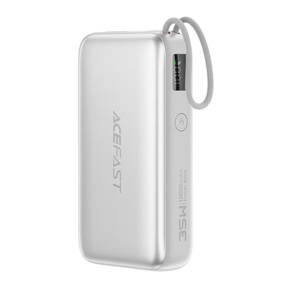 Acefast M32 External Battery, 10000mAh, 35W, PD, 2 x USB-C, Silver