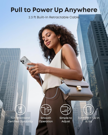 Εξωτερική Μπαταρία Anker Nano, 10000mAh, 45W, QC + PD, 1 x USB-A - 2 x USB-C, Μπλε