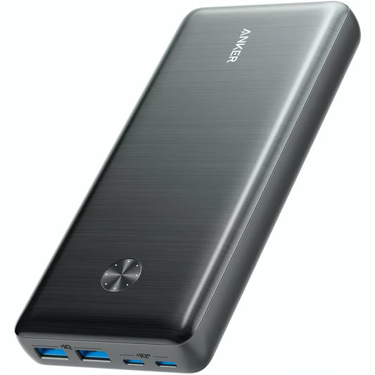 Εξωτερική μπαταρία Anker PowerCore III Elite, 25600mAh, 87W, QC + PD, 2 x USB-A - 2 x USB-C, μαύρο A1291H11