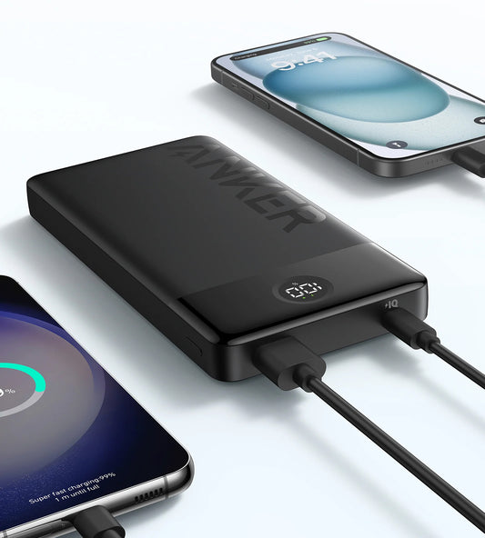 Εξωτερική μπαταρία Anker PowerCore 326, 20000mAh, 15W, 1 x USB-A - 1 x USB-C, μαύρο A1367G11