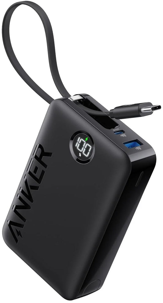 Εξωτερική μπαταρία Anker PowerCore 335, 20000mAh, 22,5W, QC + PD, 1 x USB-A - 2 x USB-C, μαύρο A1647G11