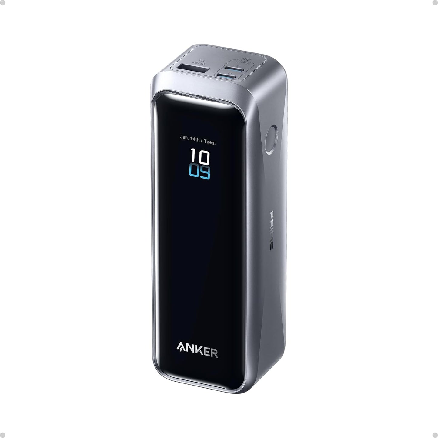 Εξωτερική Μπαταρία Anker Prime, 20100mAh, 220W, QC + PD, 1 x USB-A - 2 x USB-C, Μαύρη A110BH11