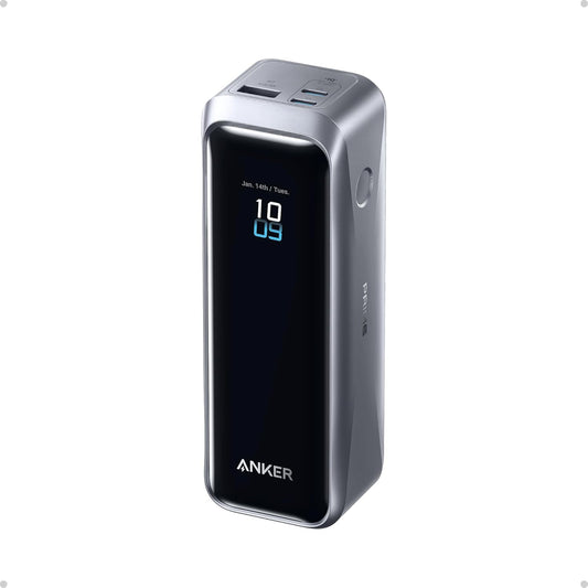 Anker Prime External Battery, 20100mAh, 220W, QC + PD, 1 x USB-A - 2 x USB-C, Black A110BH11