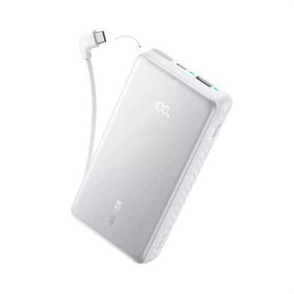 Εξωτερική Μπαταρία Anker Zolo, 20000mAh, 22.5W, QC + PD, 1 x USB-A - 2 x USB-C, Λευκή A110EH21