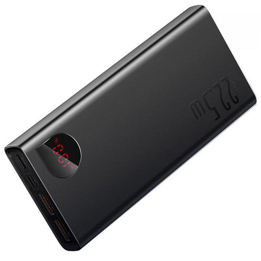 Εξωτερική Μπαταρία Baseus Adaman, 20000mAh, 22.5W, QC + PD, 1 x USB-C - 2 x USB-A, Μαύρη PPAD070101