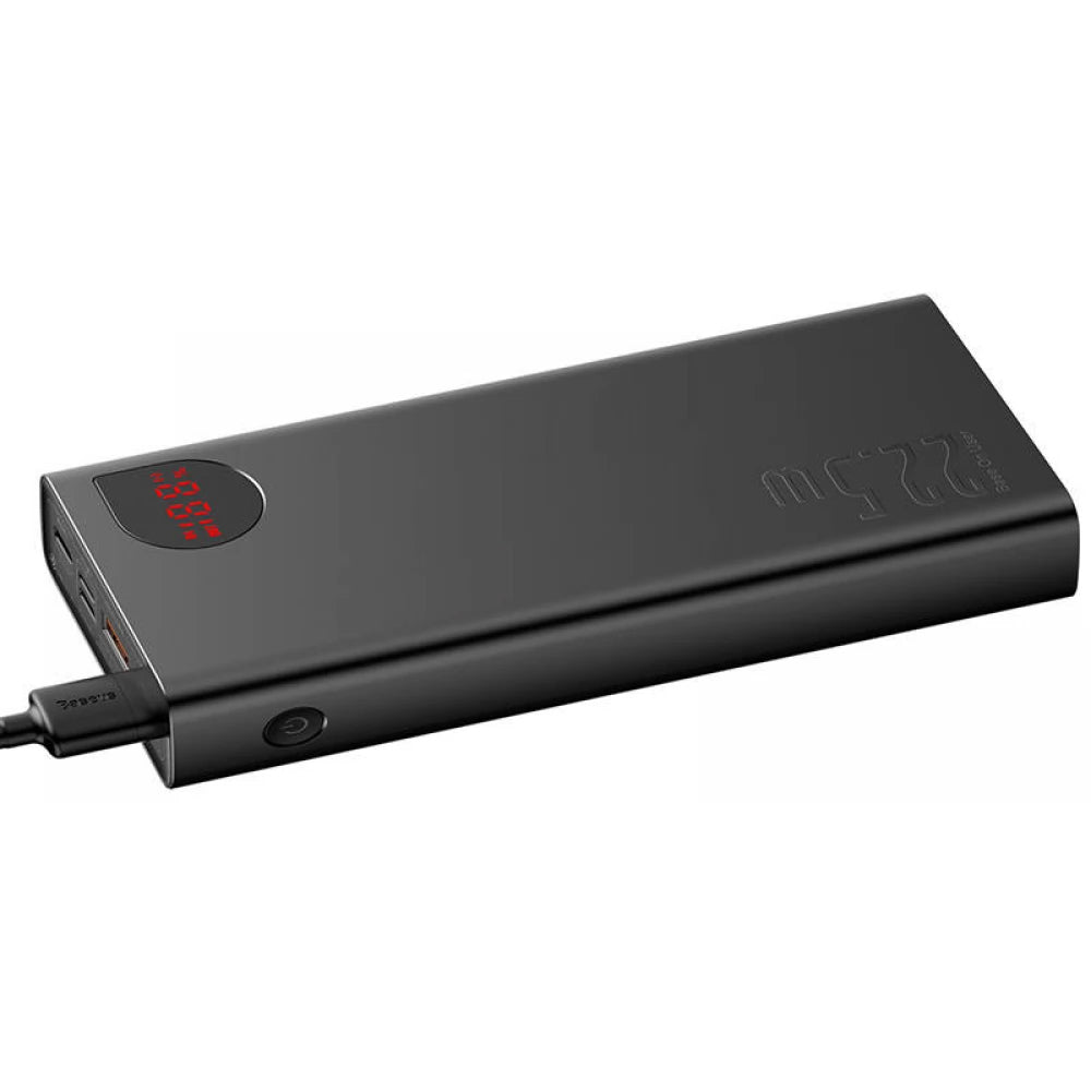 Εξωτερική Μπαταρία Baseus Adaman, 20000mAh, 22.5W, QC + PD, 1 x USB-C - 2 x USB-A, Μαύρη PPAD070101