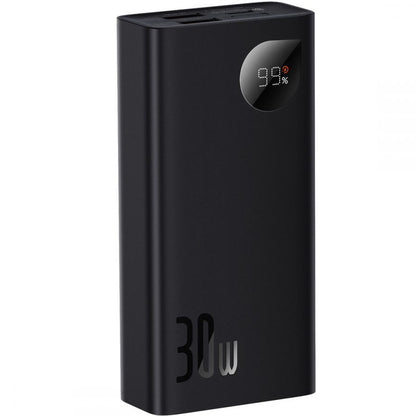 Εξωτερική Μπαταρία Baseus Adaman2, 10000mAh, 30W, QC + PD, 1 x USB-C - 2 x USB-A, Μαύρη PPAD040101