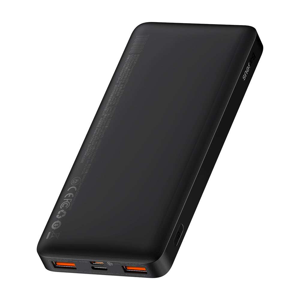 Εξωτερική Μπαταρία Baseus Bipow, 10000mAh, 20W, QC + PD, 1 x USB-C - 2 x USB-A, Μαύρη PPBD050301