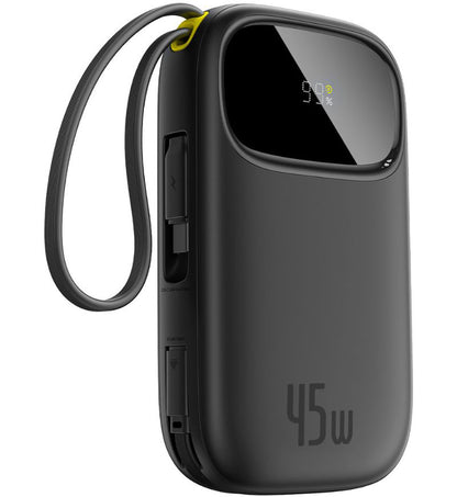 Εξωτερική Μπαταρία Baseus EnerFill FC31 Qpow 3, 10000mAh, 45W, QC + PD, 1 x USB-A - 3 x USB-C, Μαύρο P10082102123-00