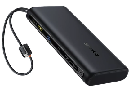 Εξωτερική Μπαταρία Baseus EnerFill FC41, 20000mAh, 100W, QC + PD, 1 x USB-A - 3 x USB-C, Μαύρη E0028N03