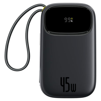 Εξωτερική Μπαταρία Baseus EnerFill FC31 Qpow 3, 10000mAh, 45W, QC + PD, 1 x USB-A - 3 x USB-C, Μαύρο P10082102123-00