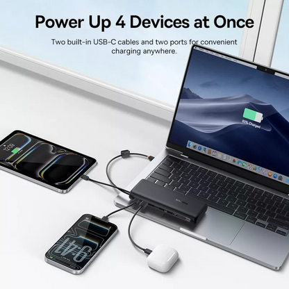 Εξωτερική Μπαταρία Baseus EnerFill FC41, 20000mAh, 100W, QC + PD, 1 x USB-A - 3 x USB-C, Μαύρη E0028N03