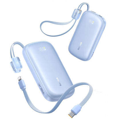 Baseus EnerFill FC21 Qpow 3 Ultra External Battery, 10000mAh, 22.5W, QC + PD, 1 x USB-A - 1 x USB-C, Blue E0027L03