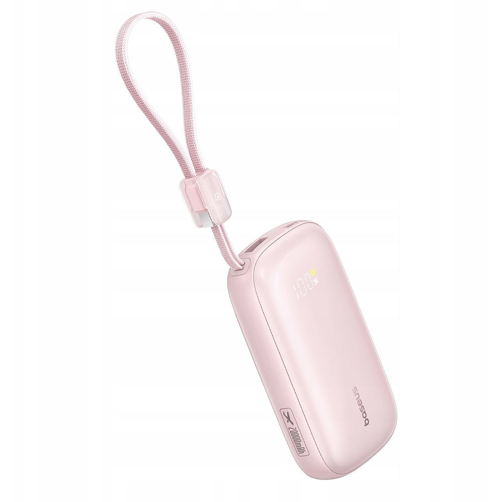 Εξωτερική Μπαταρία Baseus EnerFill FC21 Qpow 3 Ultra, 10000mAh, 45W, QC + PD, 1 x USB-A - 1 x USB-C, Ροζ E0027Q02