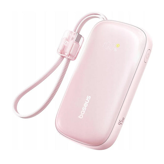 Εξωτερική Μπαταρία Baseus EnerFill FC21 Qpow 3 Ultra, 10000mAh, 45W, QC + PD, 1 x USB-A - 1 x USB-C, Ροζ E0027Q02